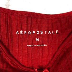 Aeropostale Women's Red Camisole Sz M (T3)